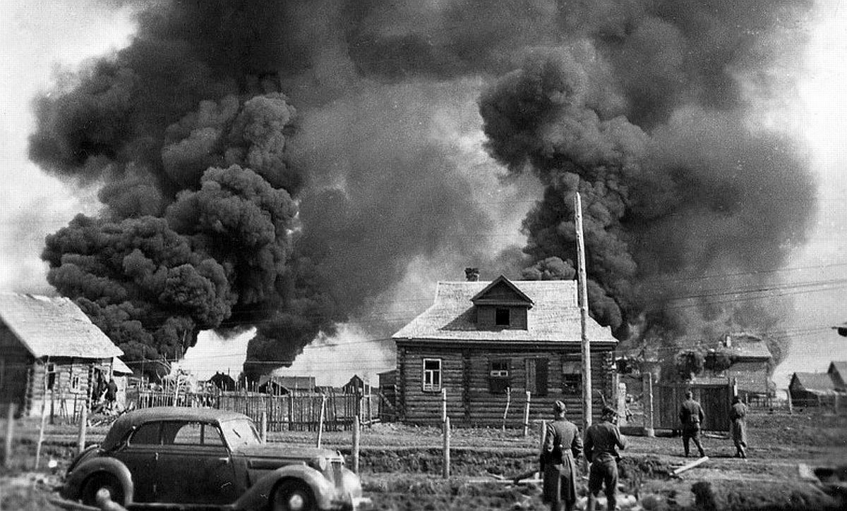 Сожженные города и деревни в ВОВ 1941-1945г